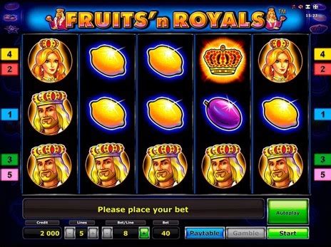 Игровой автомат Fruits and Royals играть на сайте vavada